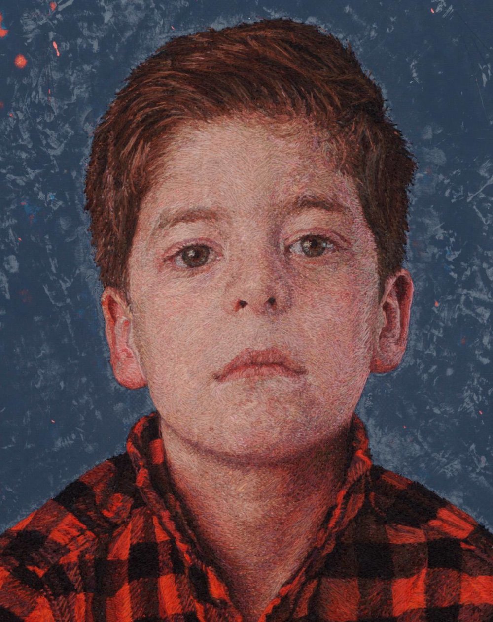Realistic Embroidered Portraits By American Artist Cayce Zavaglia 3