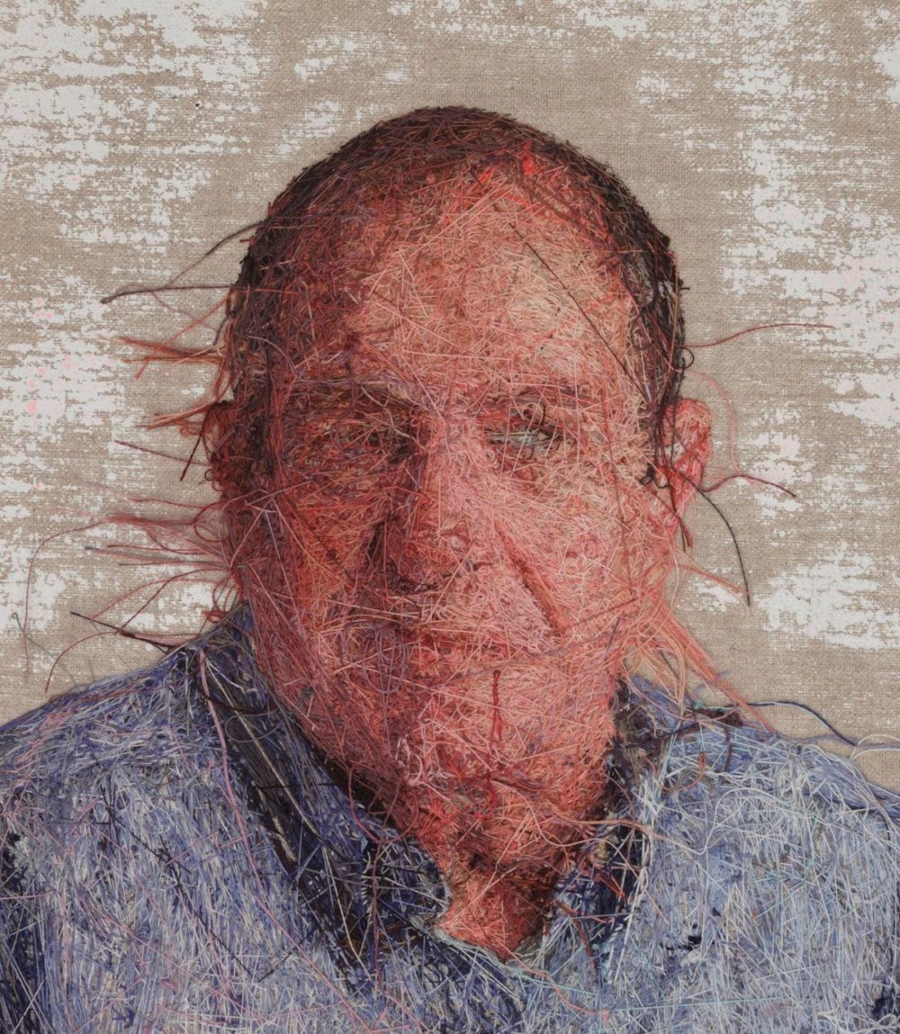 Realistic Embroidered Portraits By American Artist Cayce Zavaglia 5