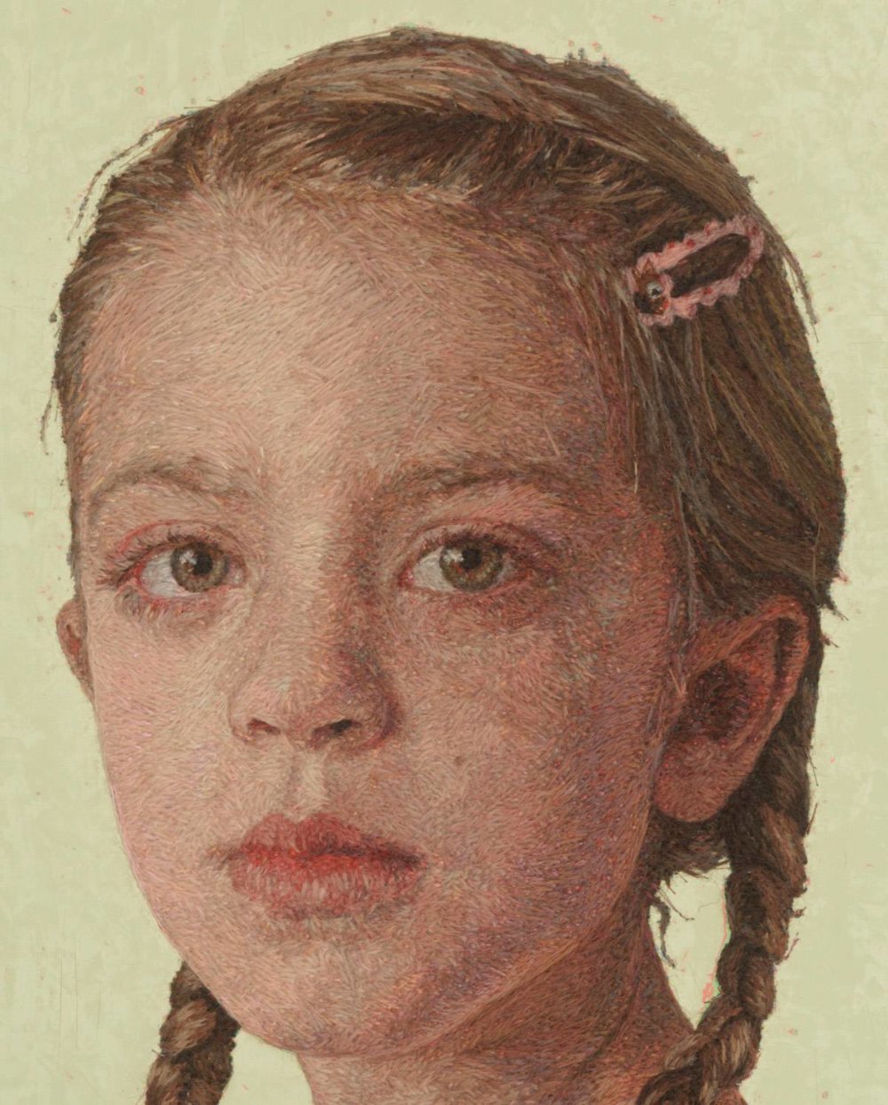 Realistic Embroidered Portraits By American Artist Cayce Zavaglia 6