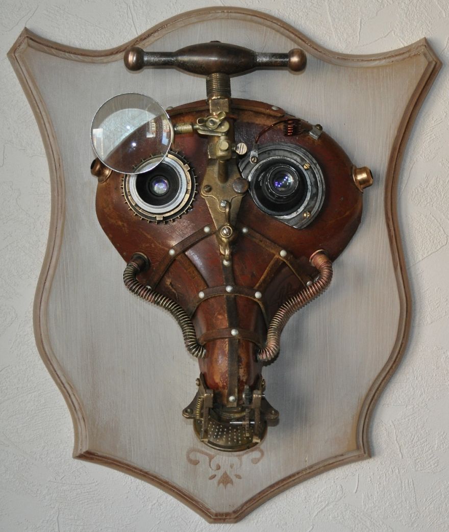Steampunk Sculptures Made From Trash By Arturas Tamasauskas 17