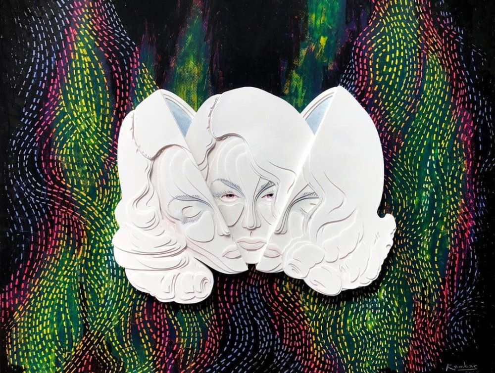 Stunning 3d Portraits And Illustrations Made Out Of Layered Paper Cuts By Ale Rambar 11