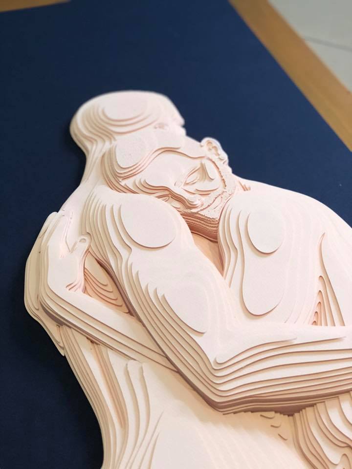 Stunning 3d Portraits And Illustrations Made Out Of Layered Paper Cuts By Ale Rambar 9