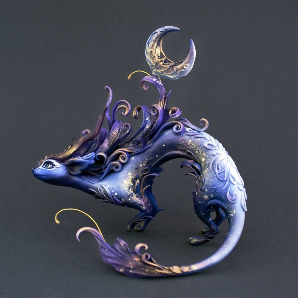 Stunning Dragon And Phoenix Sculptures By Evgeniya Glazkova 3