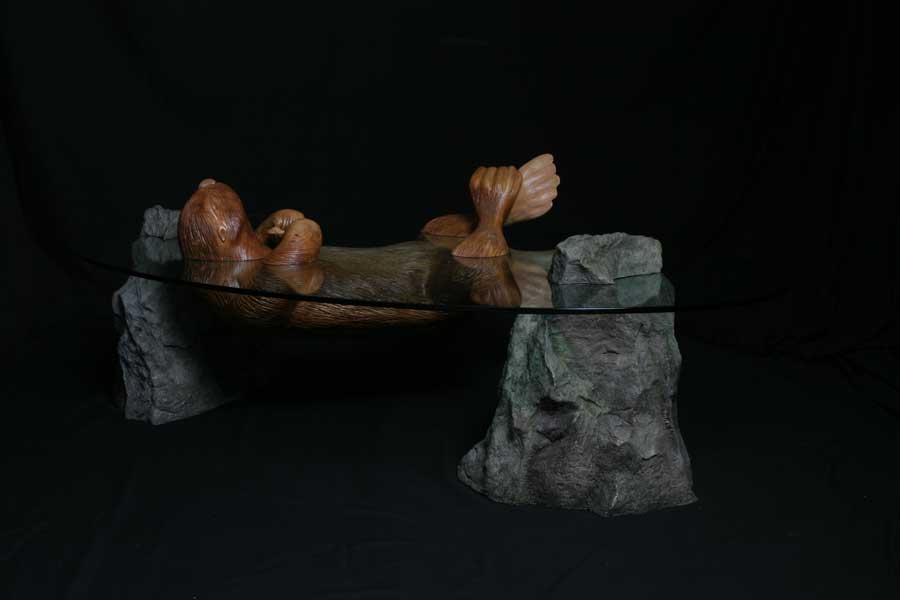 Stunning Sculptural Coffee Tables Of Animals Floating Through The Water Cleverly Designed By Derek Pearce 2