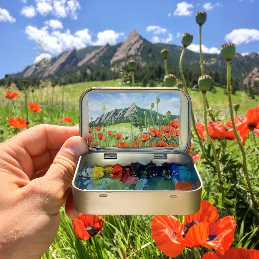 Superb Mini Plein Air Paintings In Altoids Tins By Remington Robinson 1