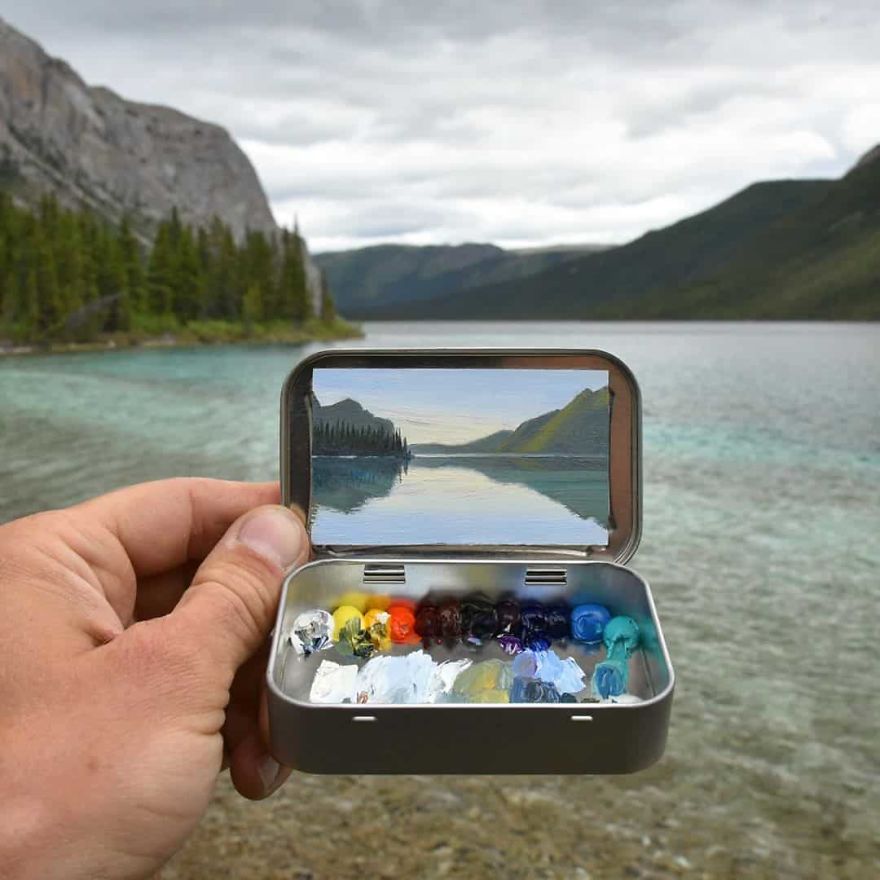 Superb Mini Plein Air Paintings In Altoids Tins By Remington Robinson 13
