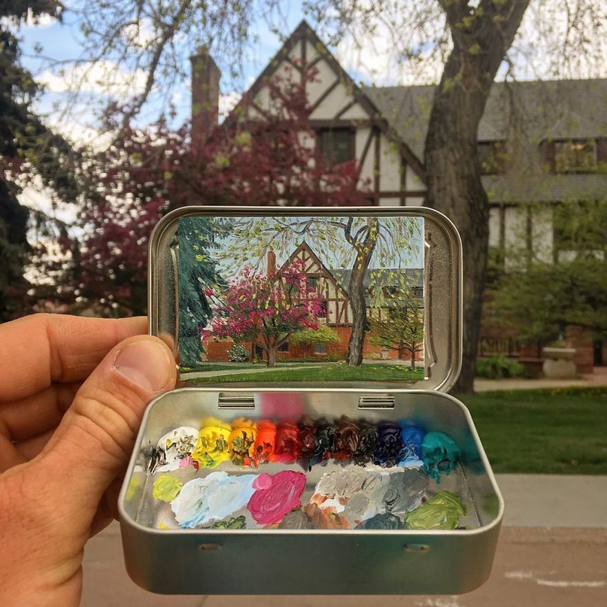 Superb Mini Plein Air Paintings In Altoids Tins By Remington Robinson 15