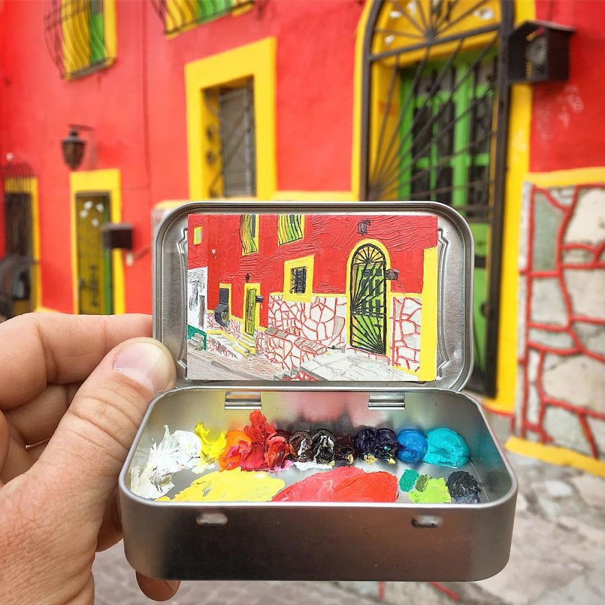 Superb Mini Plein Air Paintings In Altoids Tins By Remington Robinson 18