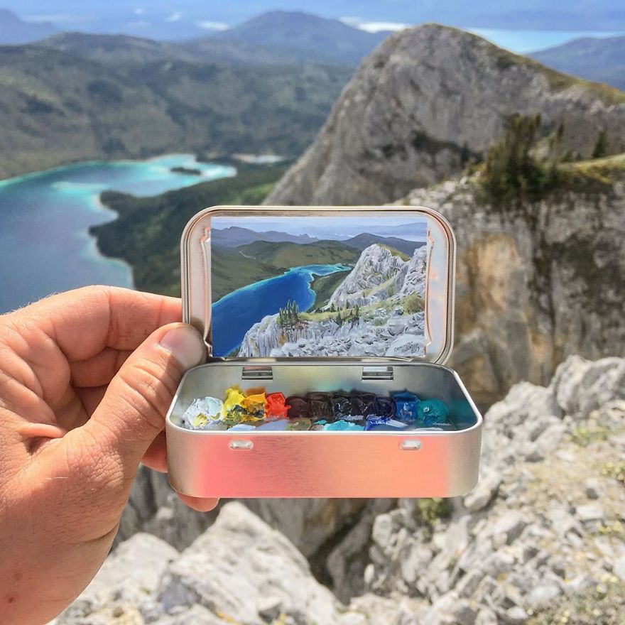 Superb Mini Plein Air Paintings In Altoids Tins By Remington Robinson 3