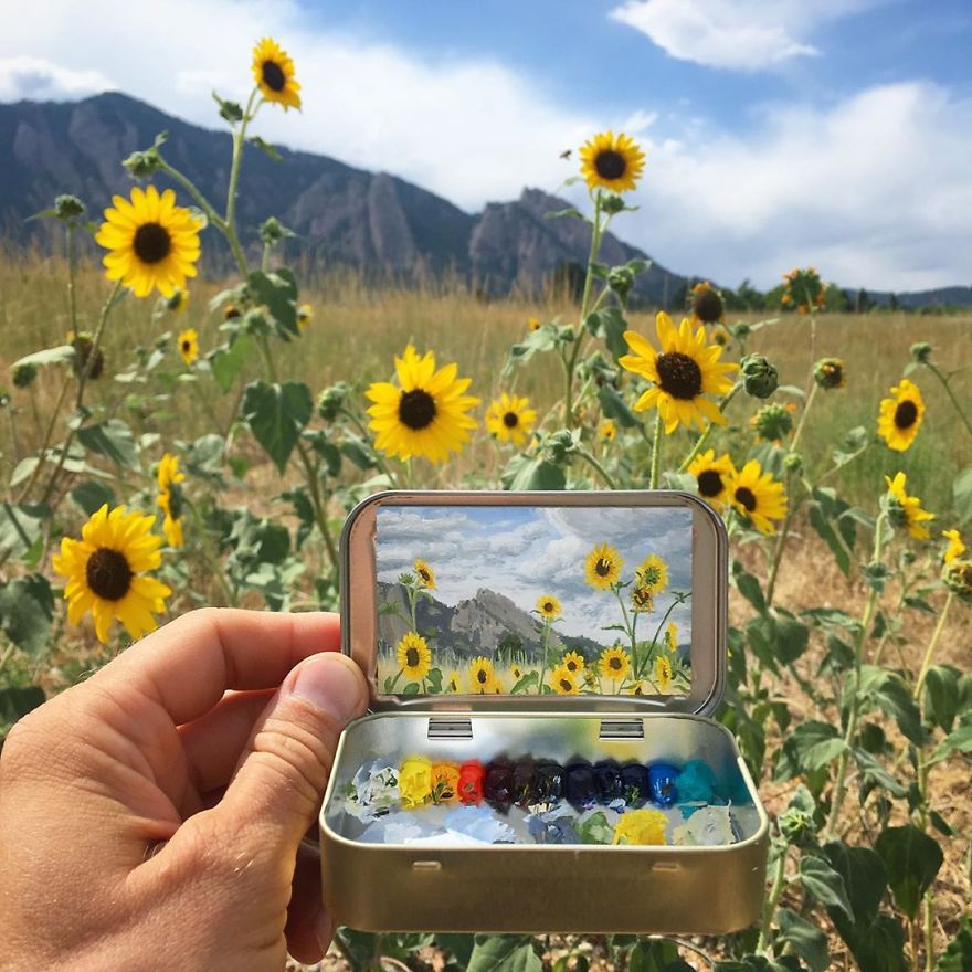 Superb Mini Plein Air Paintings In Altoids Tins By Remington Robinson 5