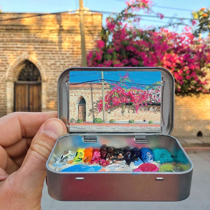 Superb Mini Plein Air Paintings In Altoids Tins By Remington Robinson 6