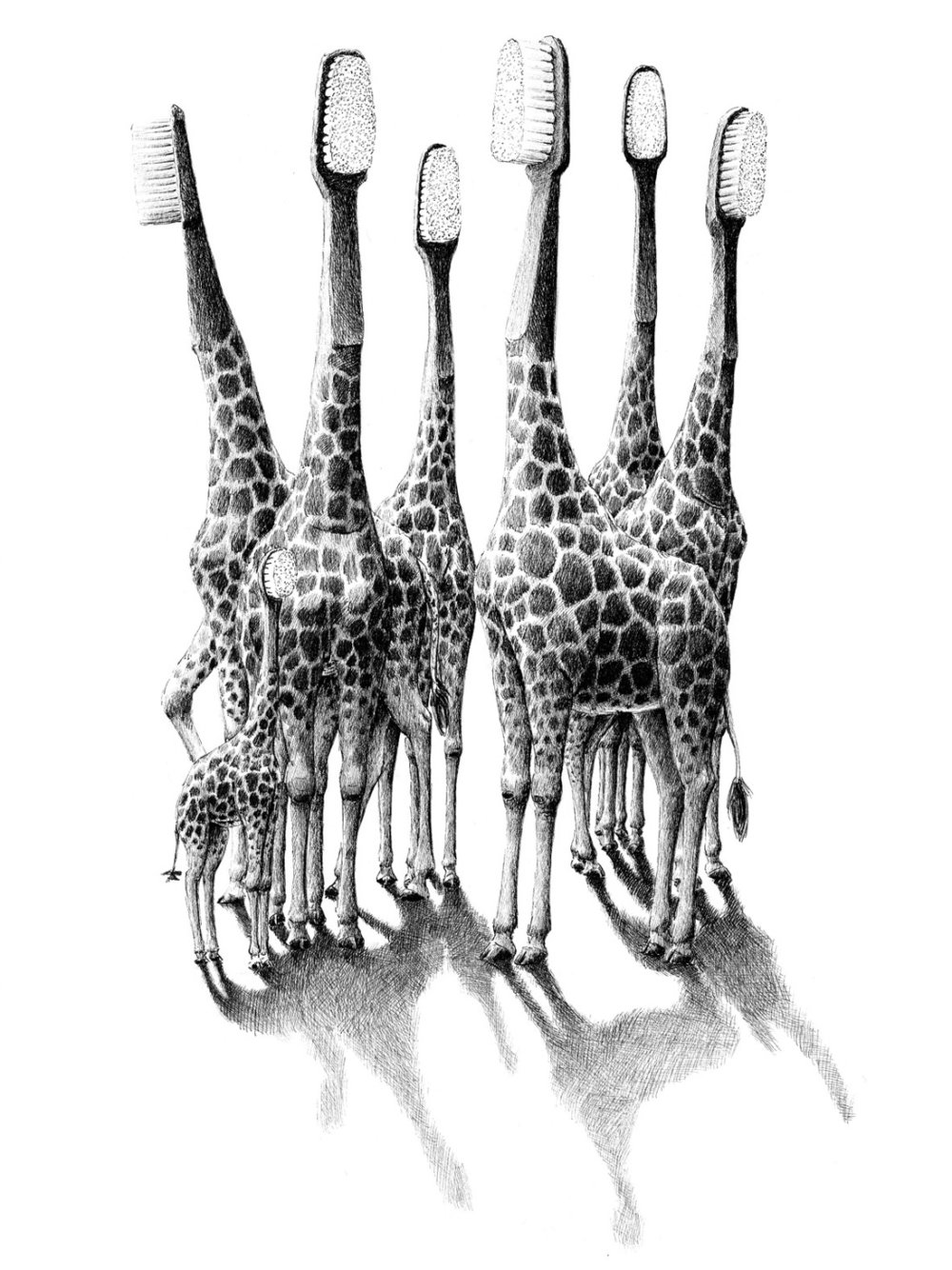 Surreal Black And White Animal Illustrations By Redmer Hoekstra 1