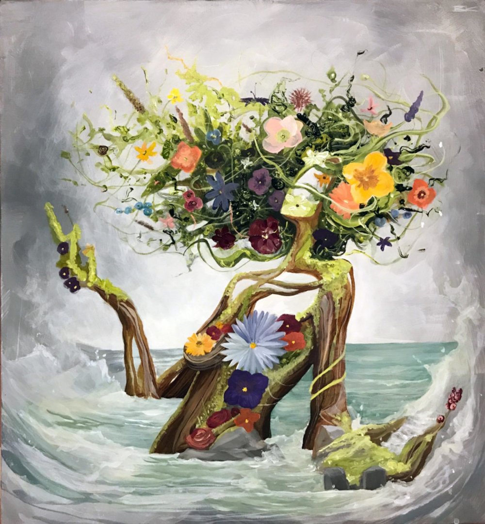 Surreal Portraits Of Women Made Out Of Nature That Pay Tribute To Mother Earth By Brian Kirhagis 9