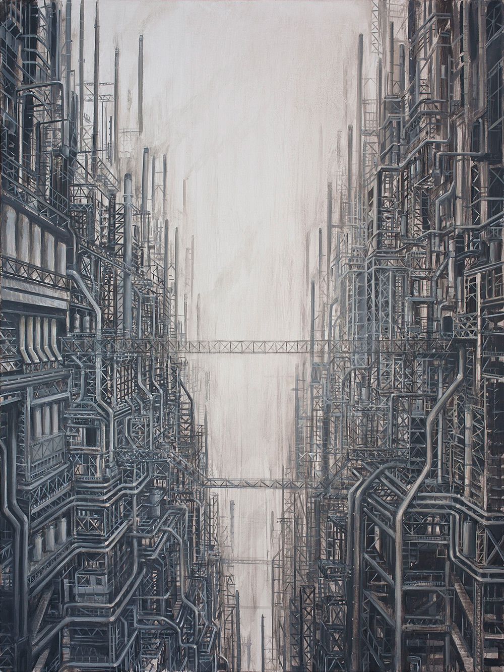 Surrealist Paintings Of Dystopian Worlds By Michael Kerbow 4