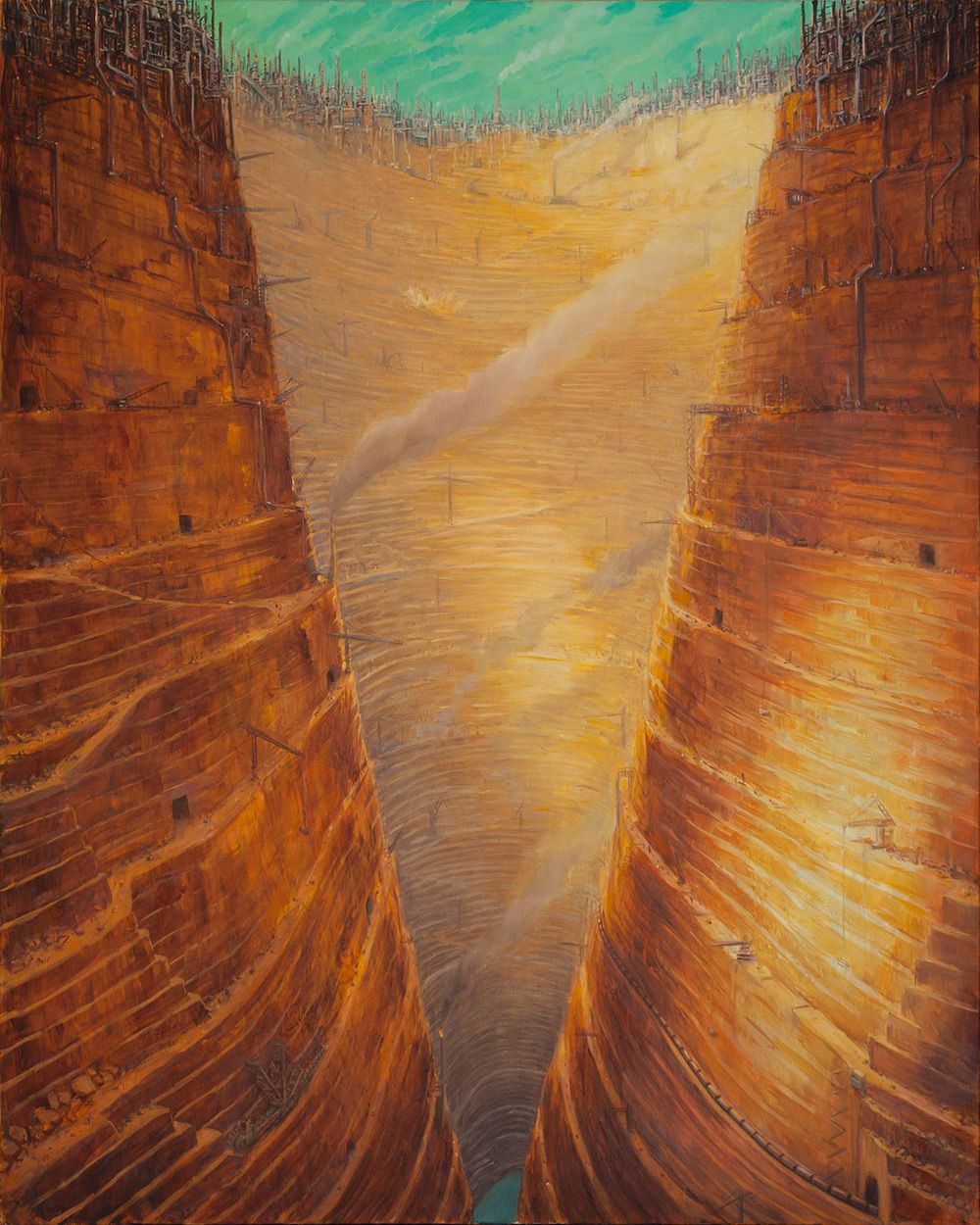 Surrealist Paintings Of Dystopian Worlds By Michael Kerbow 8