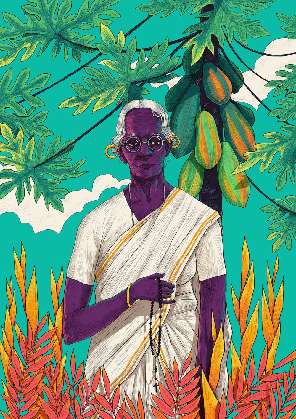 The Beauty Of Indian Culture In Illustrations By Muhammed Sajid 14