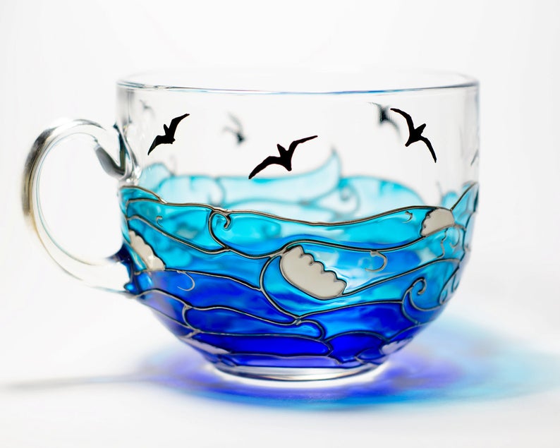 Wonderful Hand Painted Glassware With Intricate Colorful Patterns By Vitraaze 4