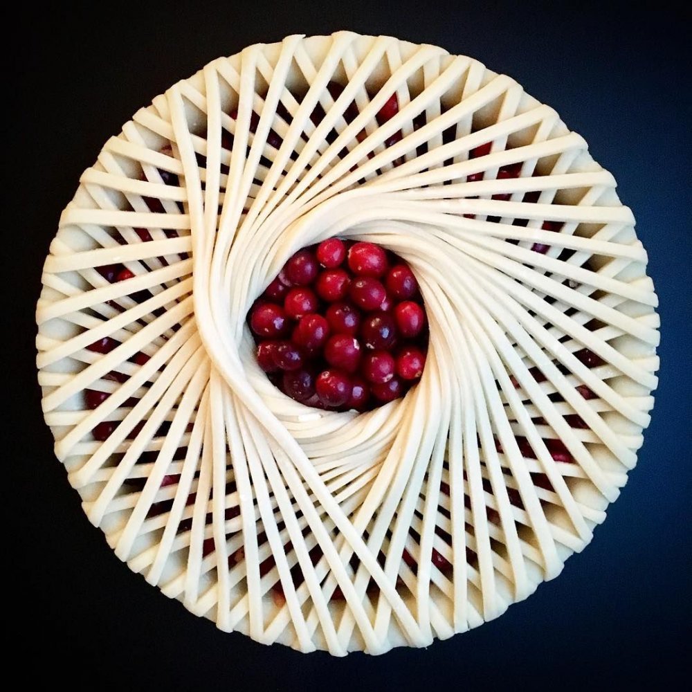 Wonderful Pies And Tarts Decorated With Geometric And Colorful Details By Lauren Ko 8