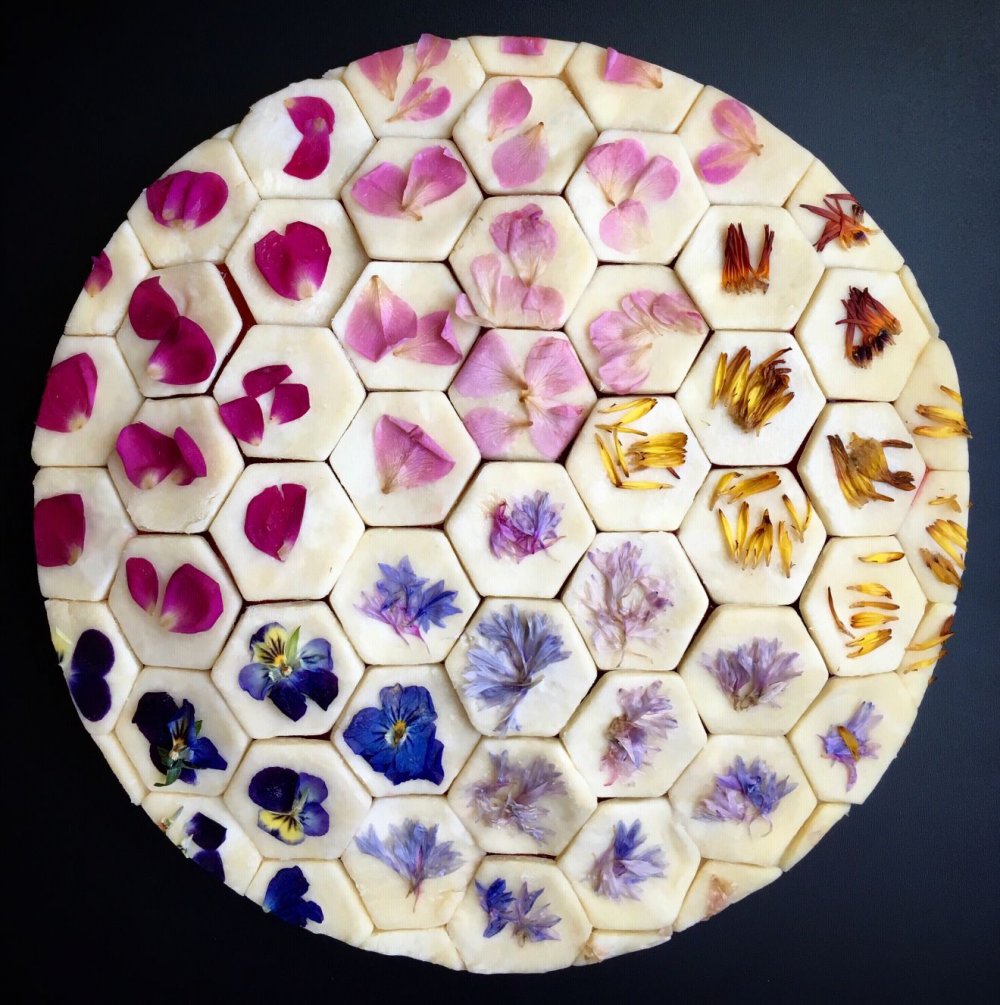 Wonderful Pies And Tarts Decorated With Geometric And Colorful Details By Lauren Ko 9