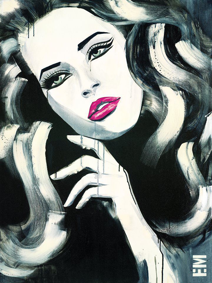 Beautiful Imperfection Charming Female Portrait Paintings By Emma Sheldrake 13