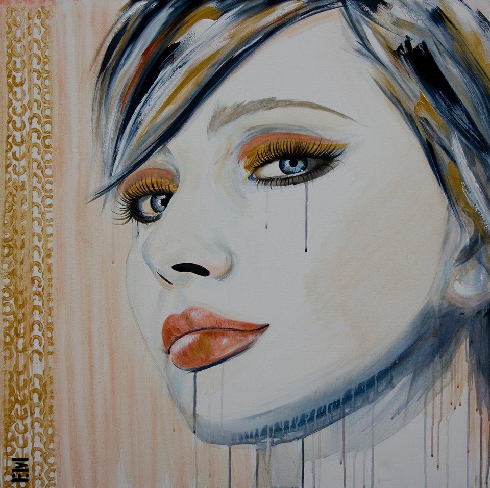 Beautiful Imperfection Charming Female Portrait Paintings By Emma Sheldrake 14
