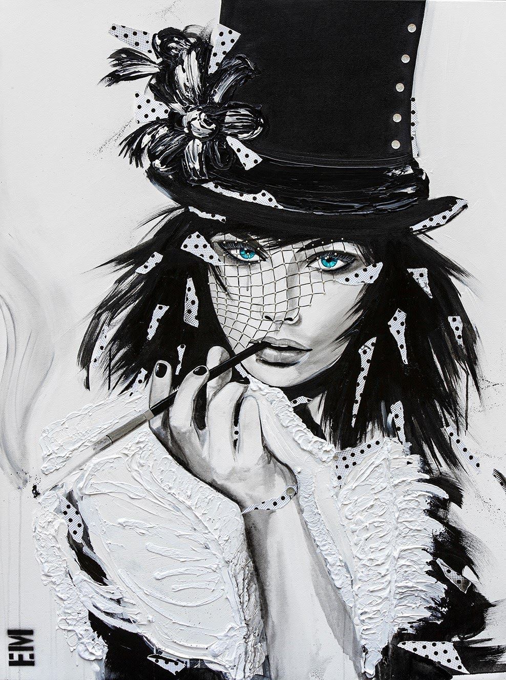 Beautiful Imperfection Charming Female Portrait Paintings By Emma Sheldrake 17