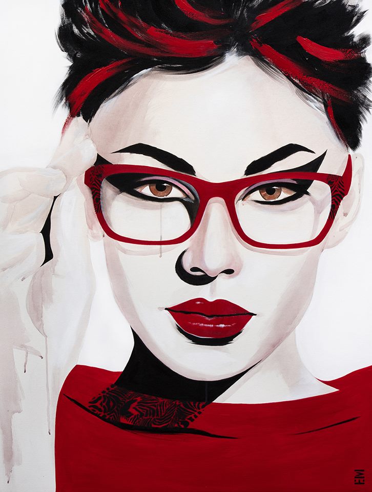 Beautiful Imperfection Charming Female Portrait Paintings By Emma Sheldrake 6