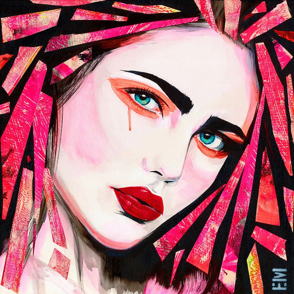 Beautiful Imperfection Charming Female Portrait Paintings By Emma Sheldrake 7