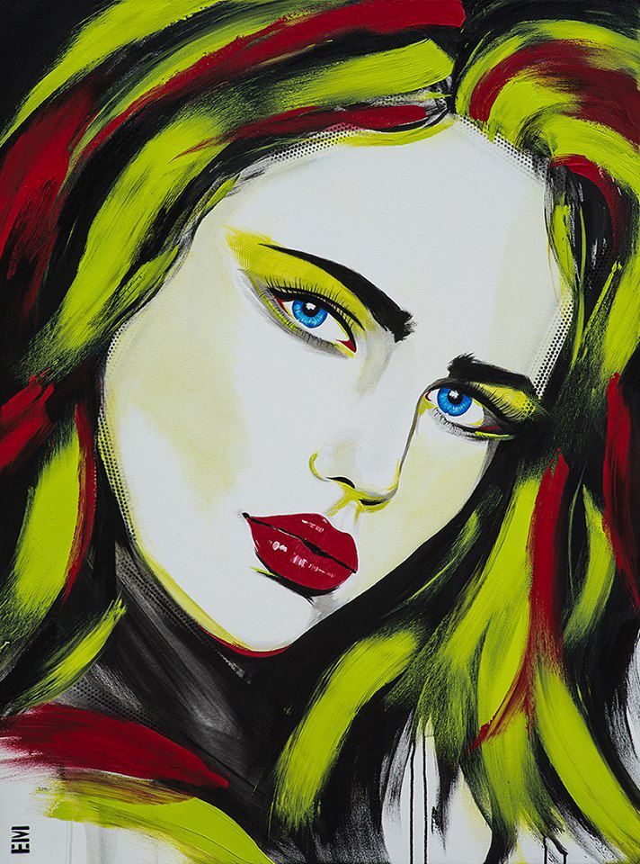 Beautiful Imperfection Charming Female Portrait Paintings By Emma Sheldrake 9