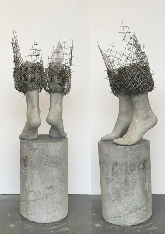 Body Language Meaningful Wire And Concrete Sculptures Of Children And Their Emotions By Lene Kilde 11