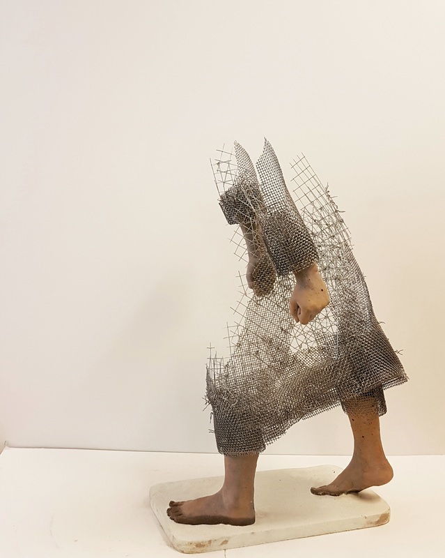 Body Language Meaningful Wire And Concrete Sculptures Of Children And Their Emotions By Lene Kilde 8