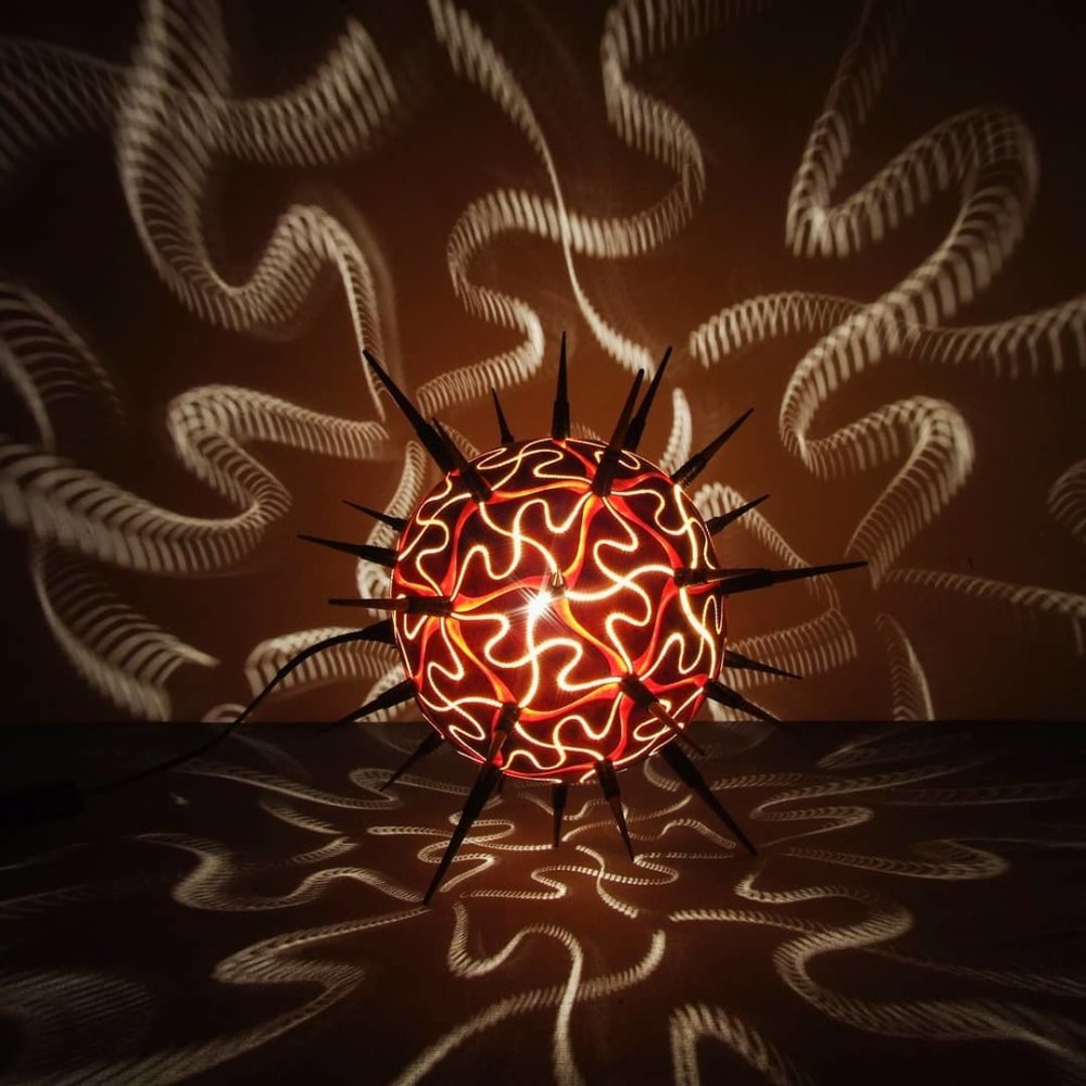 Calabarte Superb Calabash Sculptures That Are Also Lamps Designed By Przemek Krawczynski 16