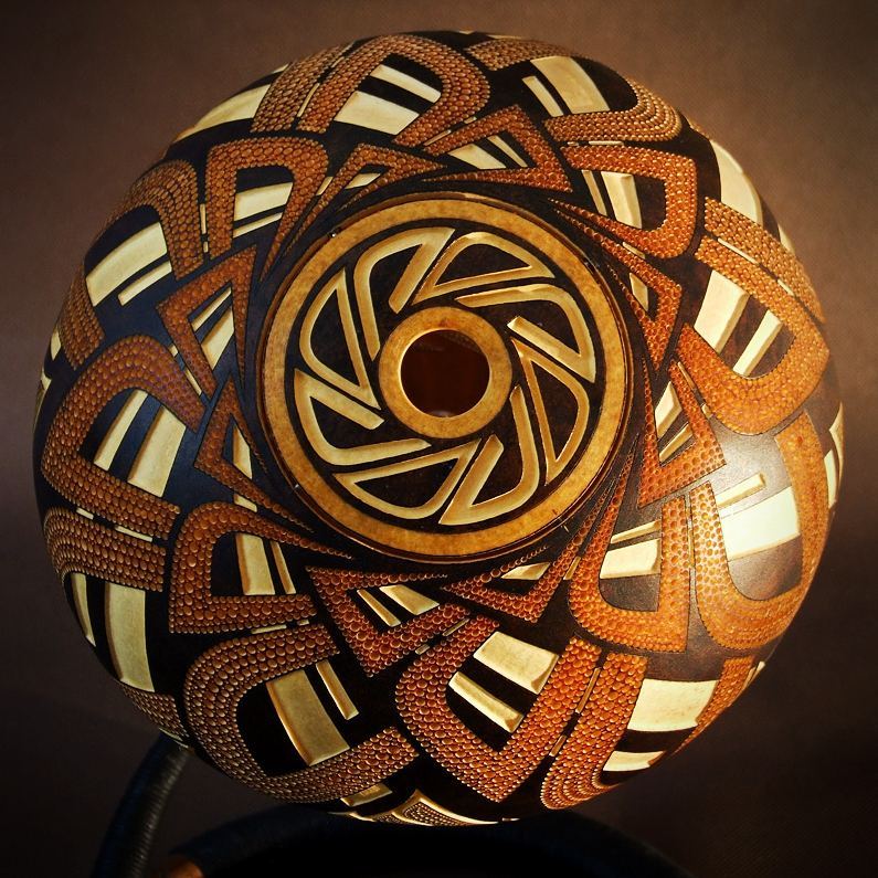 Calabarte Superb Calabash Sculptures That Are Also Lamps Designed By Przemek Krawczynski 3