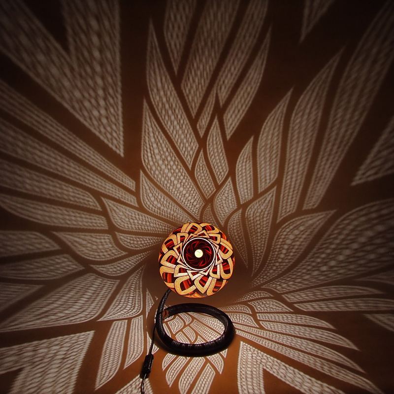 Calabarte Superb Calabash Sculptures That Are Also Lamps Designed By Przemek Krawczynski 4
