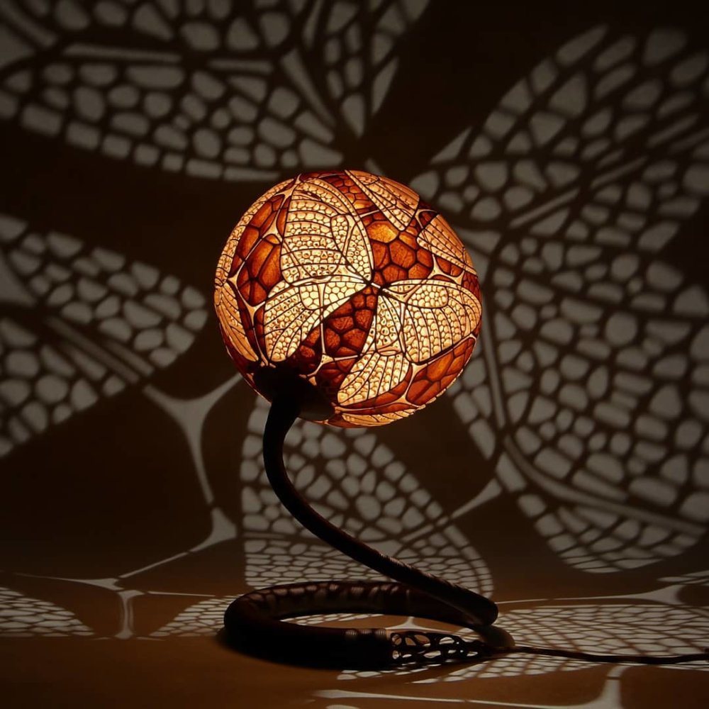 Calabarte Superb Calabash Sculptures That Are Also Lamps Designed By Przemek Krawczynski 7