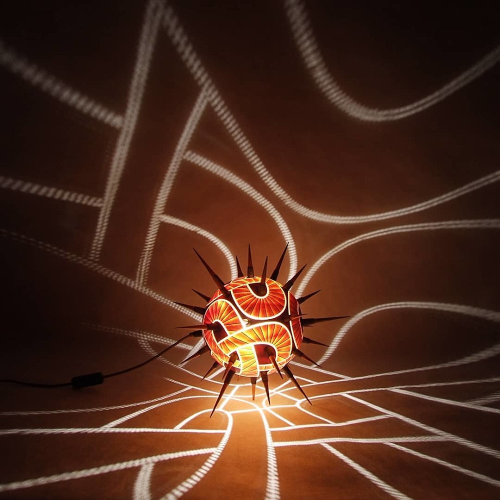 Calabarte Superb Calabash Sculptures That Are Also Lamps Designed By Przemek Krawczynski 8