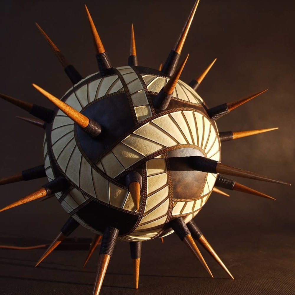 Calabarte Superb Calabash Sculptures That Are Also Lamps Designed By Przemek Krawczynski 9