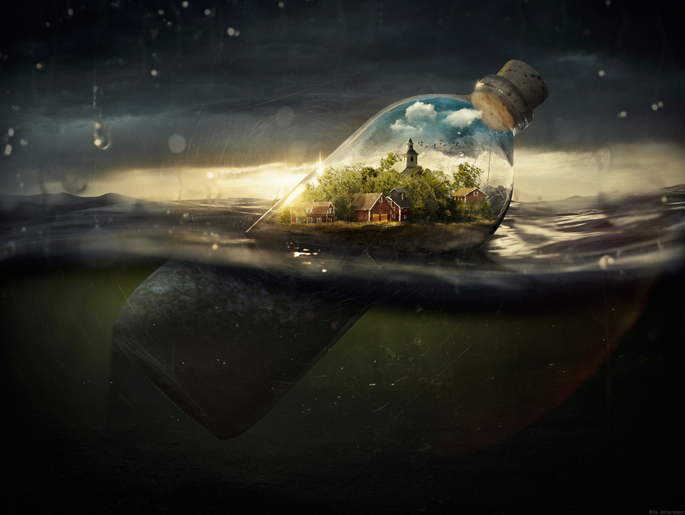 Drifting Away - Sweet Daydream - The Striking And Clever Surrealist Photography Of Erik Johansson
