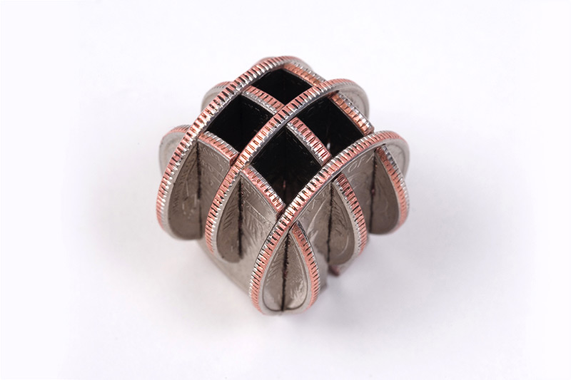 Geometric Sculptures Made From Old Coins By Robert Wechsler 6