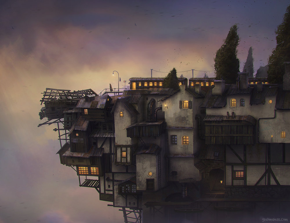 Hope - Dreamlike Landscapes Awesome Surrealist Illustrations By Gediminas Pranckevicius