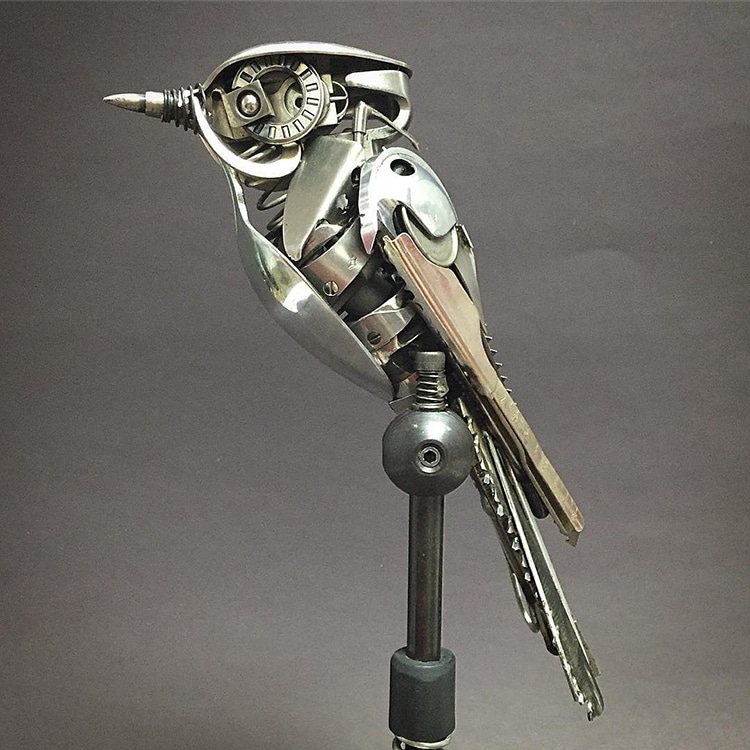 Incredible Silverware Animal Sculptures By Matt Wilson 21