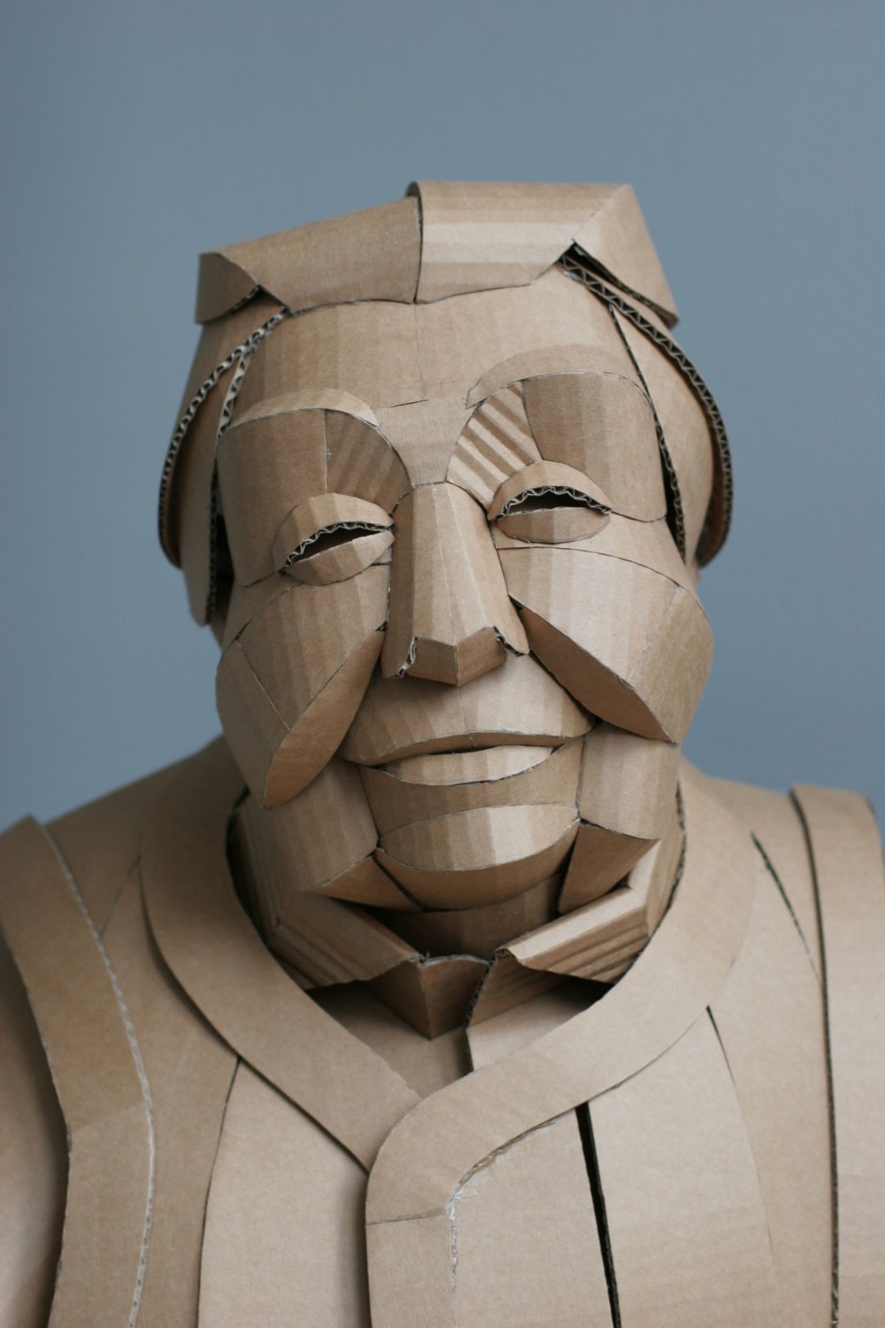 Magnificent Figurative Sculptures Made Entirely Out Of Cardboard By Warren King 2