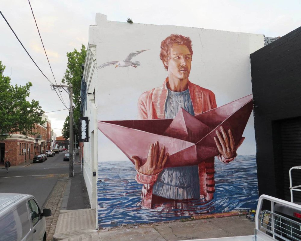 Magnificent Giant Photo Realistic Murals That Portray Political And Social Issues By Fintan Magee 6