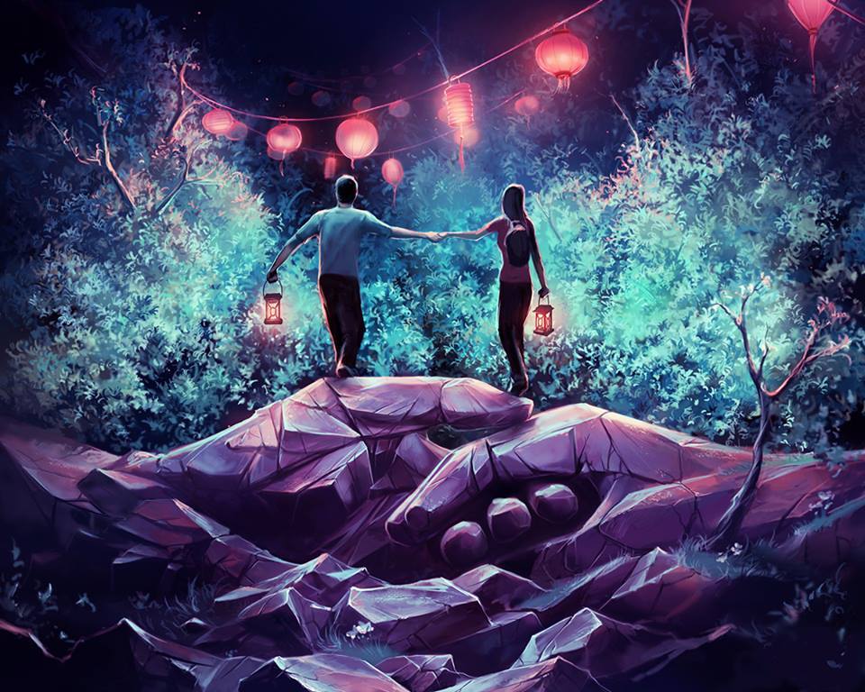Otherworldly World Dreamy Illustrations By Cyril Rolando 3