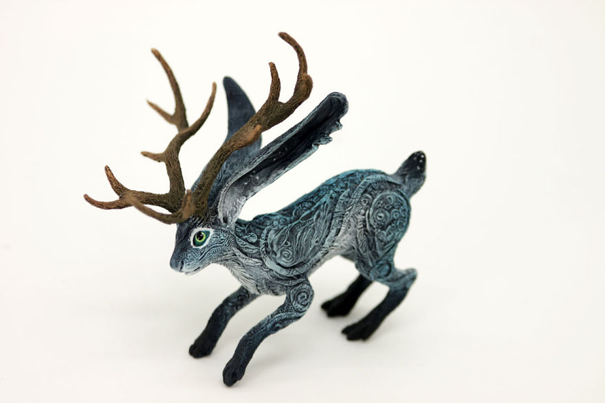 Superb Velvet Clay Sculptures Of imagined mythical Animals By Evgeny Hontor 14