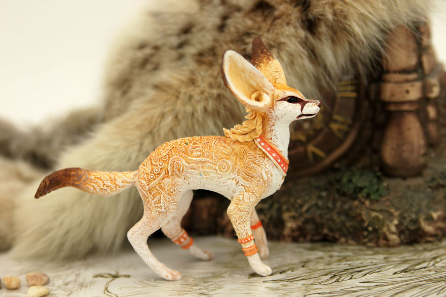 Superb Velvet Clay Sculptures Of imagined mythical Animals By Evgeny Hontor 16