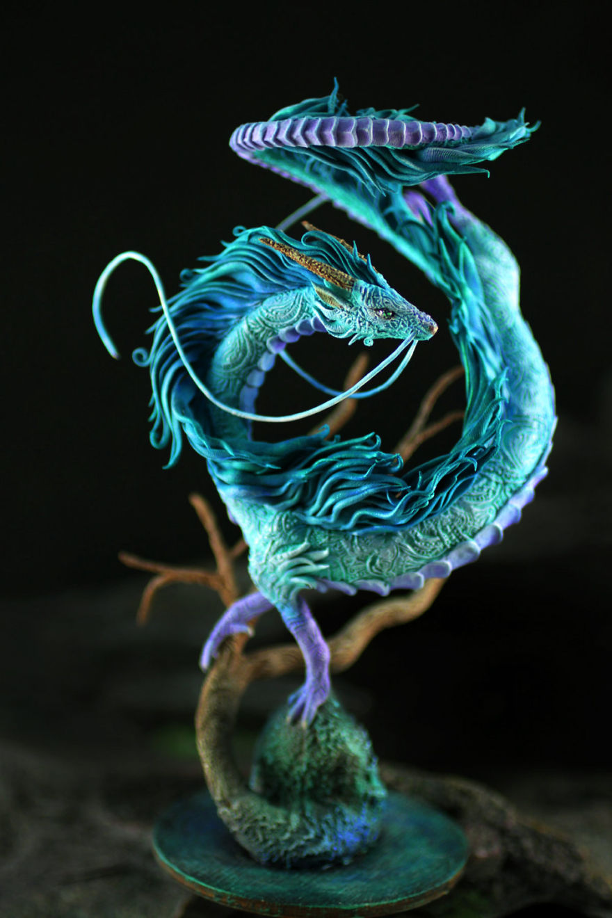 Superb Velvet Clay Sculptures Of imagined mythical Animals By Evgeny Hontor 2