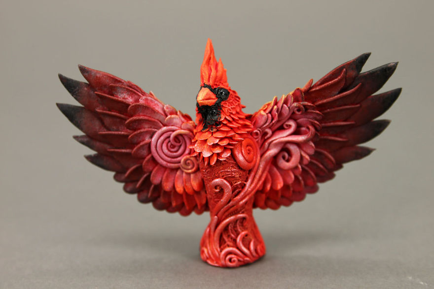 Superb Velvet Clay Sculptures Of imagined mythical Animals By Evgeny Hontor 35