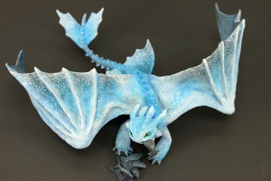 Superb Velvet Clay Sculptures Of imagined mythical Animals By Evgeny Hontor 4