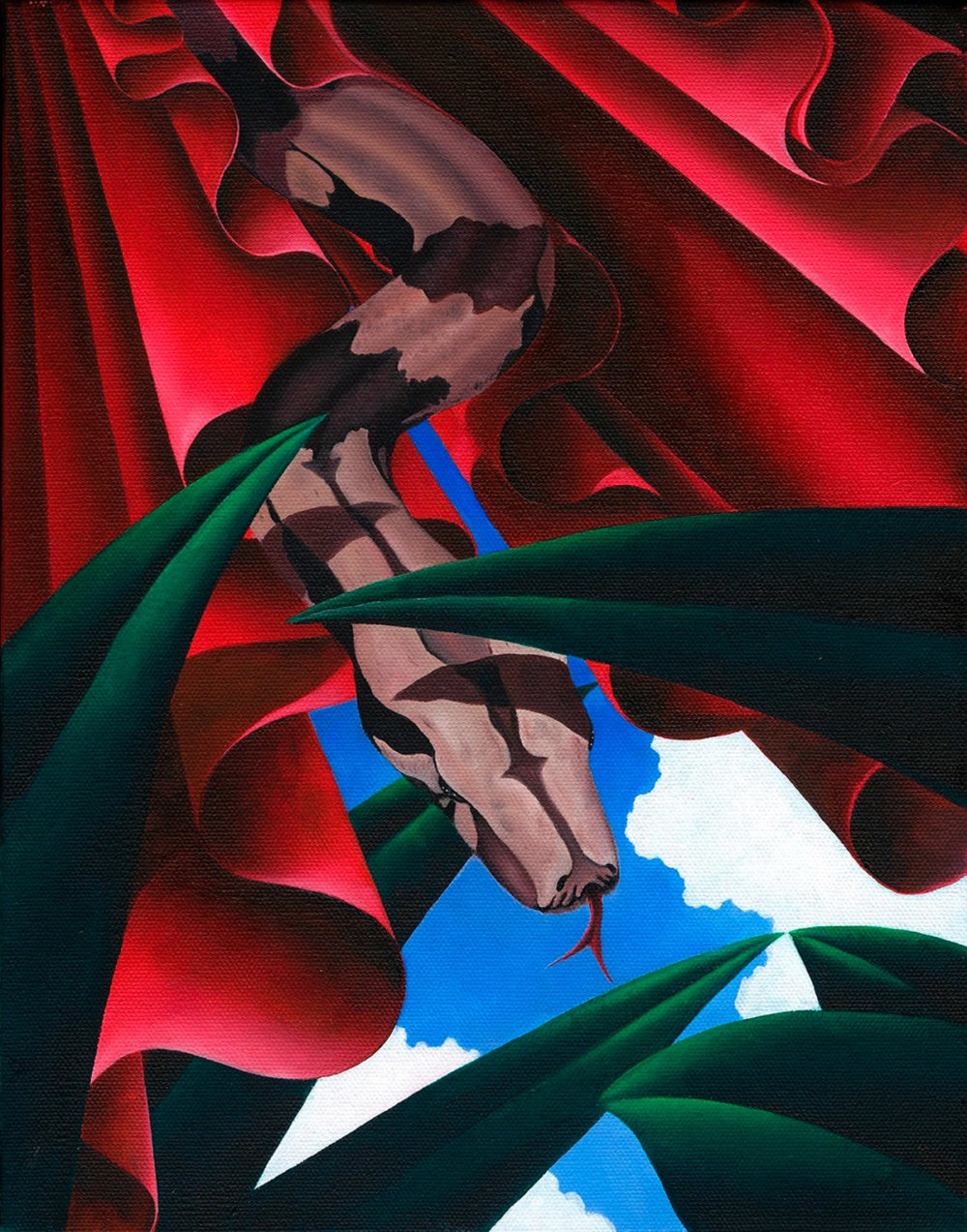 Elegant Chaos Vibrant Surrealist Paintings Of Tropical Fauna And Flora By Anthony Padilla 10